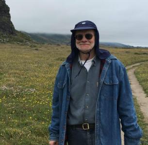 Kent on the Sonoma Coast near Mammoth Rock. Photo courtesy of Roberta Jewett