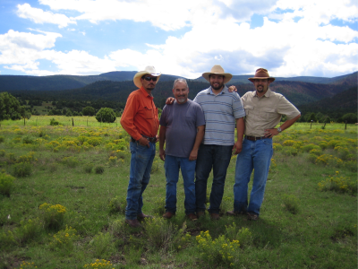 Charlie, Rowan,Vallecito, and Jun