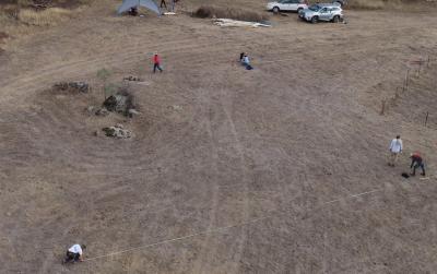 Laying out grids in the Sierra foothills