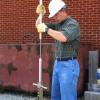 JMC Hand Auger in use