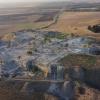 Tel Megiddo (Israel) in August 2014. Facing east. Courtesy of Megiddo Expedition and Melissa Cradic.