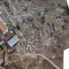 Overhead view of excavations at Huari, Ayacucho, Peru